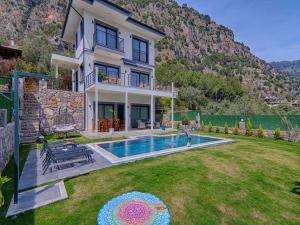 Villa with Private Pool and Sea View in Göcek, Fethiye