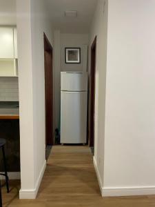 Flat perto da praia com piscina na cobertura