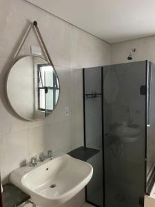 Flat perto da praia com piscina na cobertura