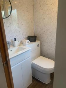 Farm stay caravan on working farm