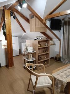 Attic in the city center