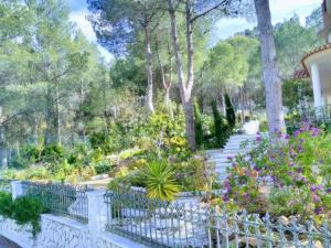 Luxury villa with swimming pool in the forest