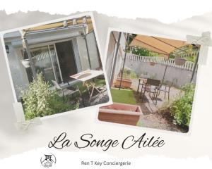 Appartements La Songe Ailee - Uriage - Grenoble - Chamrousse - T2 avec terrasse - Jusqu-a 2 personnes - Cure Thermale - Bien situe pour les deplacements professionnels : photos des chambres