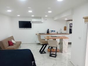 Acogedor monoambiente de patio interno