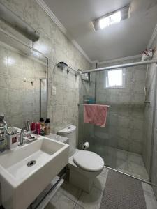 Apartamento na Praia Grande Vista ao Mar 1 quarto 100m da Areia