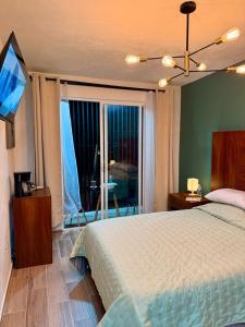 Alojamiento independiente con terraza