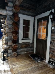 Cabin with the view of Northen light