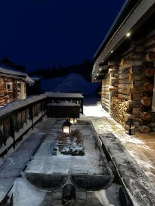 Cabin with the view of Northen light