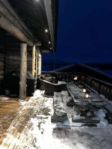 Cabin with the view of Northen light