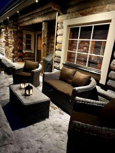 Cabin with the view of Northen light