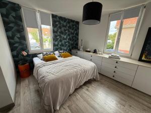 Maisons de vacances Maison familiale avec piscine privative : photos des chambres