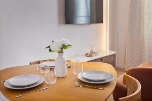 Appartements Bright Designer Studio - Montorgueil Paris Center - AirCon : photos des chambres