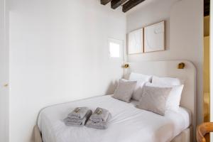 Appartements Bright Designer Studio - Montorgueil Paris Center - AirCon : photos des chambres