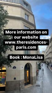 Residences Paris - Mona Lisa Studio - Heart of Paris