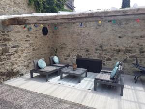 Maisons de vacances Charme & confort, Mer a 200m, grand jardin, GR34 : photos des chambres