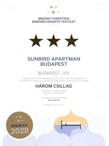 Sunbird Apartman Budapest