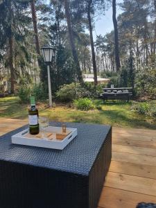 Sfeervolle woodlodge op 5 sterren vakantiepark Krieghuusbelten