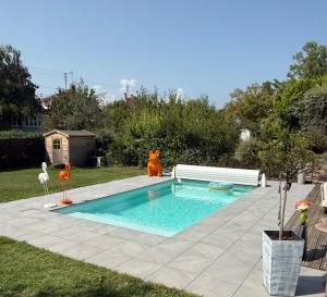 Maisons de vacances Maison familiale avec piscine privative : photos des chambres