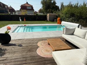 Maisons de vacances Maison familiale avec piscine privative : photos des chambres