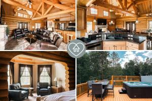 Ski Hike Relax - Log Cabin with Views - Hot tub