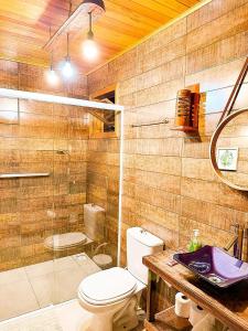 Chalé Serrano com vista para as montanhas