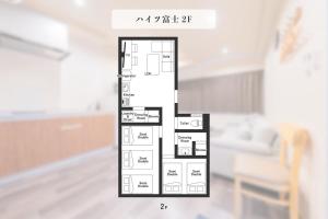 2階 難波駅の真横に位置するモダンアパートメント ベッド5台 シャワー2台
