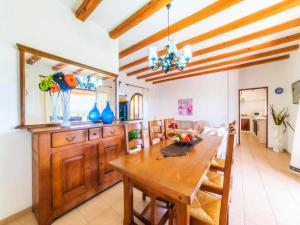 Stone villa in Búger with private pool