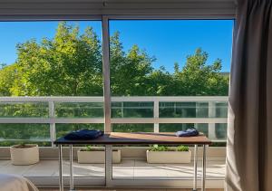 Vista abierta & balcón urbano en Caballito