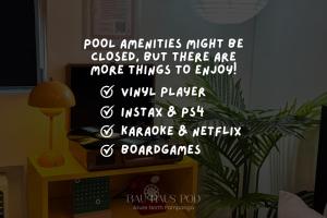 Bau Haus - Entire 1BR for Family with PS4, Instax & Vinyl