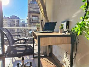 Departamento en Movistar Arena con balcón soleado