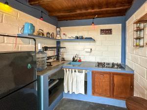 Central 1BR Mezzanine Apartment with Shared Pool, Fitness and Private Kitchen in Canggu