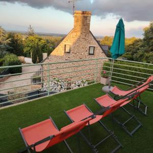Appartements La Terrasse du Mont St Michel, vue imprenable : photos des chambres