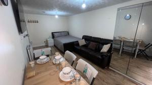 One large bedroom & lounge,dining & double bed sleeps 4