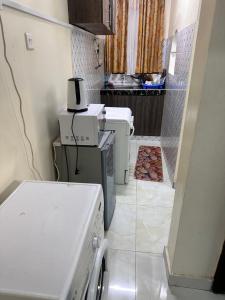 Black and white apartment