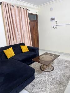 Black and white apartment