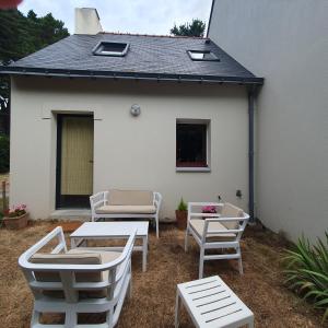 Maisons d'hotes Gite Ar Pennty : Studio avec Vue sur Jardin