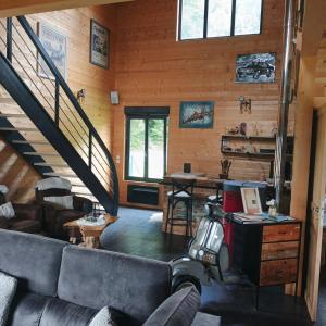 Chalet Bois le Havre du sotrè Gérardmer Sauna panoramique jacuzzi 14 personnes et 1 bébé