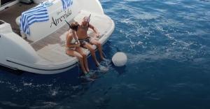 Yacht Experience Tenerife 24h plus Tour with private Skipper & private Hostessinclusive with Cocktails, Sandwiches, free Minibar and free islandwide pick-up and return in a Tesla S Sportscar