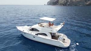 Yacht Experience Tenerife 24h plus Tour with private Skipper & private Hostessinclusive with Cocktails, Sandwiches, free Minibar and free islandwide pick-up and return in a Tesla S Sportscar