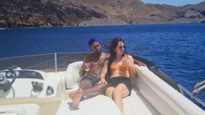 Yacht Experience Tenerife 24h plus Tour with private Skipper & private Hostessinclusive with Cocktails, Sandwiches, free Minibar and free islandwide pick-up and return in a Tesla S Sportscar