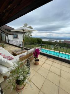 Alps and Lakeview Villa with Pool