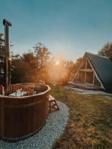 Cozy A-Frame Retreat Near Ljubljana With Hot Tub