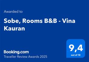 Sobe, Rooms B&B - Vina Kauran 