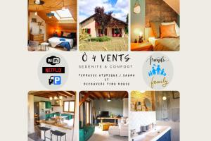 Gite Ô 4 Vents 10 pers avec sauna