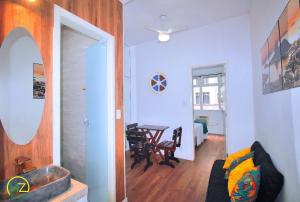 Studio pé na areia no Leme para 4 pessoas