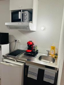 Appartements Cozy T2 with terrace, TCL access : photos des chambres