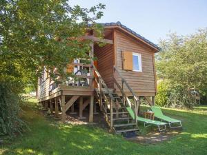 Chalet cosy pour 5 pers. avec terrasse, vue étang - API-1-52-288