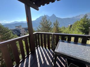 Studio terrasse sud vue montagnes Pra Loup 1500