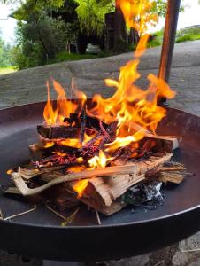 Tipi Zelt mit Bergsicht