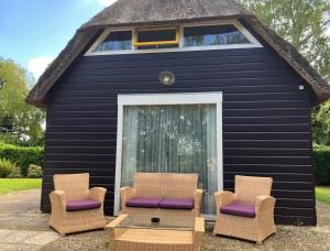Oasis holiday home in Giethoorn next to canal, boat extra